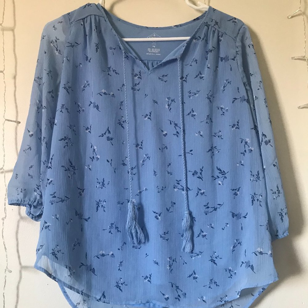 Flowered Blouse